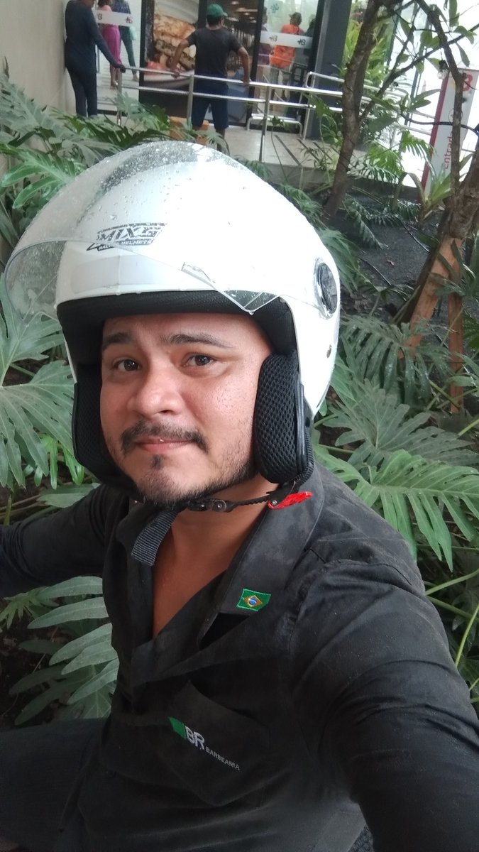 A chuva acabou me pegando e embaçando a rota