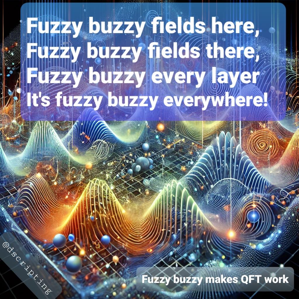 dscripting's tweet image. @dscripting fuzzy buzzy vaccum energy makes QFT models laughy happy :) , if fields aren't fuzzy buzzy then QFT goes grody splody :(
