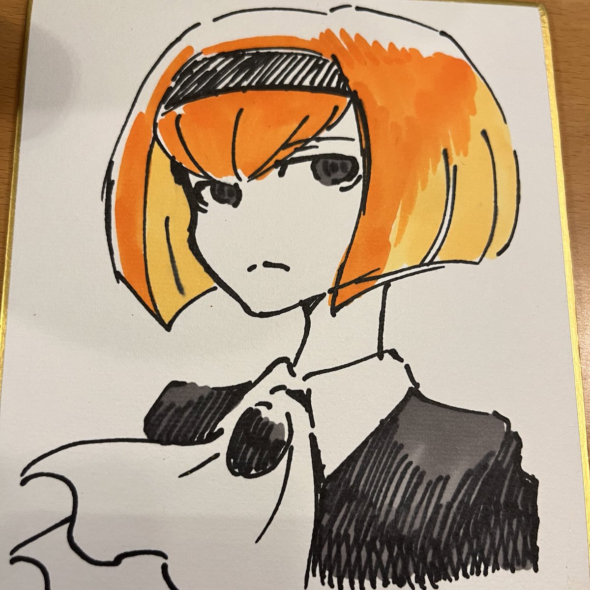 因みにイベント用にビッグオー関連の色紙を描くことについてバンナムさんに連絡してるのですが
「THEビッグオーの漫画版に関しては講談社に問い合わせてください」
との返答でした

講談社にはマガジンZ当時の担当編集さんが在籍されてるので連絡し、許可をもらっています 