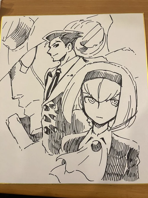 因みにイベント用にビッグオー関連の色紙を描くことについてバンナムさんに連絡してるのですが
「THEビッグオーの漫画版に関しては講談社に問い合わせてください」
との返答でした

講談社にはマガジンZ当時の担当編集さんが在籍されてるので連絡し、許可をもらっています 