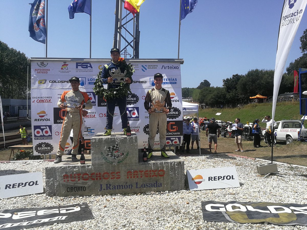 CEAX_RFEdA's tweet photo. 📍 28.° CEAX ARTEIXO
🏆 Podio provisional
⚫ Car Cross
🥇 Pol Durán
🥈 Joan Salichs Roura
🥉 Ioritz Zalloetxebarria
#CEAXGoldspeed
#CEAXArteixo
#autocross #offroad https://t.co/ALP9c5w11b