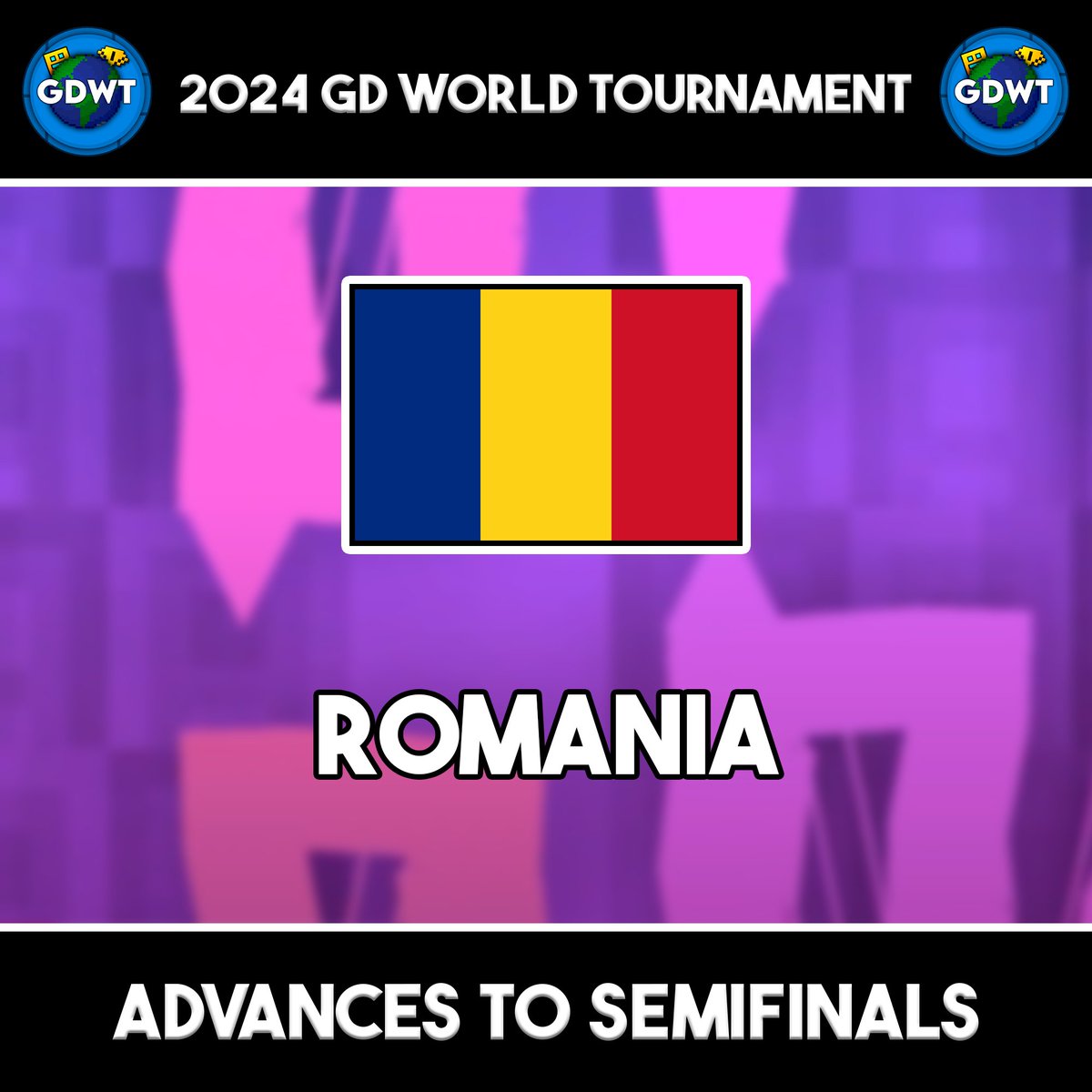 GDWTHub's tweet photo. Romania advances to the 2024 GD World Tournament semifinals! https://t.co/m5mVO7eQcE