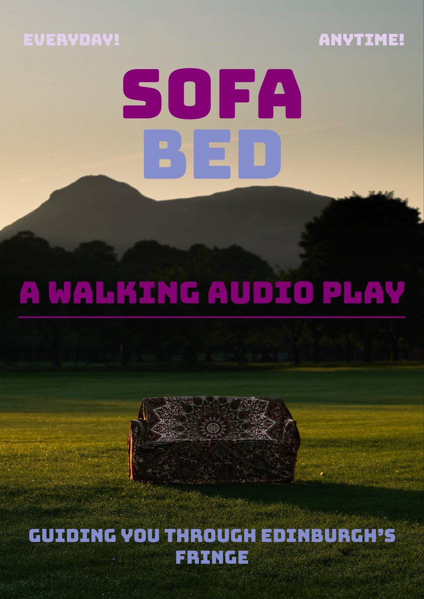 GetTaeArts's tweet photo. Our flyer for Sofa Bed: A Walking Audio Play! 

Book your tickets today here - https://t.co/fNt655Rdfv https://t.co/JIrLfsmE7a