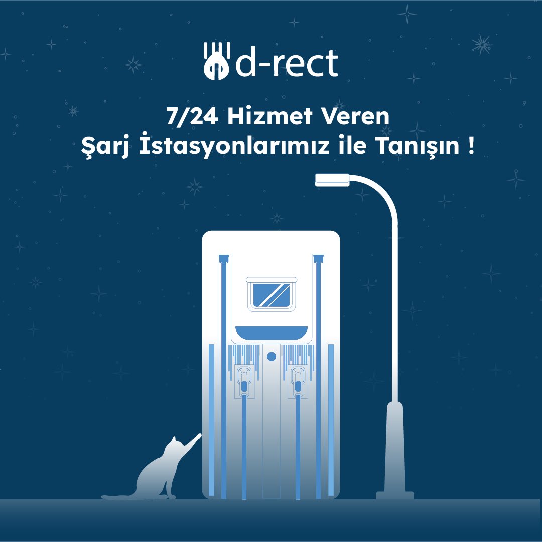 drectcharge's tweet photo. D-rect Charge şarj istasyonları, 7/24 hizmet ilkesiyle her zaman yanınızda. Elektrikli araçlarınızı günün her saatinde güvenle şarj edin!

#DrectCharge #ElektrikliAraçlar #Şarjİstasyonu #Teknoloji https://t.co/171yksQWqI