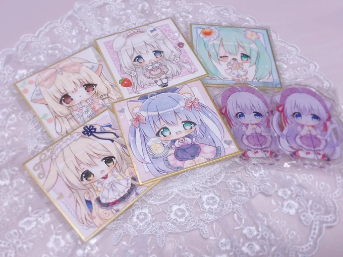 夏コミお品書き 豆色紙イラスト委託販売します՞ ⸝⸝> ̫ <⸝⸝ ՞ 売り子はにこちゃんコスやみちゃ コミケ104 2日目 東プ24b(広一技研工業)でお待ちしています #C104