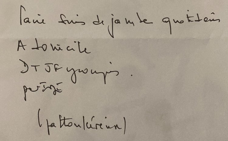 RomainInfirmier's tweet photo. Besoin d’aide pour décrypter la dernière ligne
(…) ? #teamidel #idetoctoc #doctoctoc https://t.co/m0NYOBY3XH