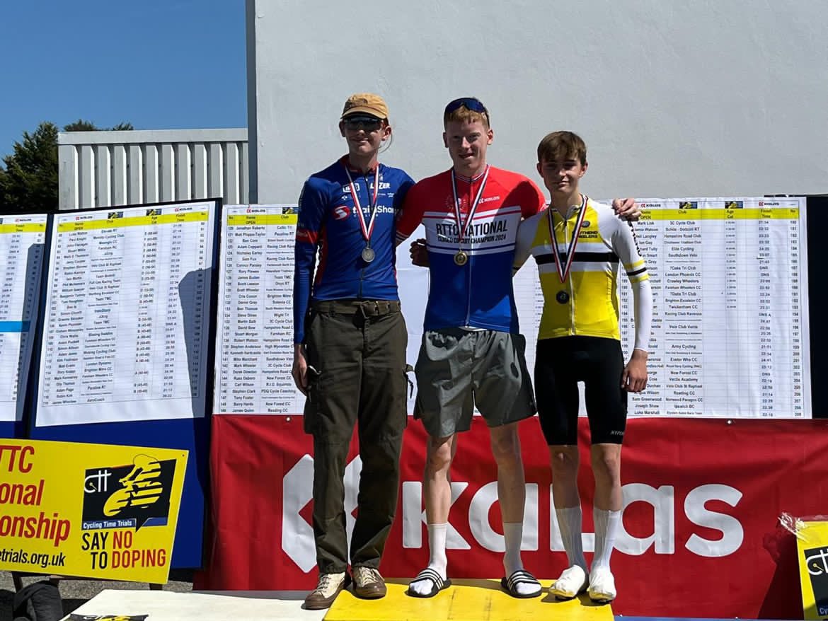 We have another National Champion. Alex Murphy winner of the CTT National Closed Circuit Championships (Junior) at Goodwood today. Awesome Alex