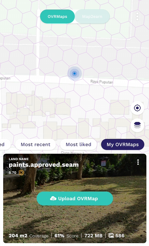 tekihere's tweet image. A little unique fact for us as Mappers at #OverTheReality when we finish Mapping we can save this clip later to upload at home LOL #map2earn #overthereality #depin
@OVRtheReality