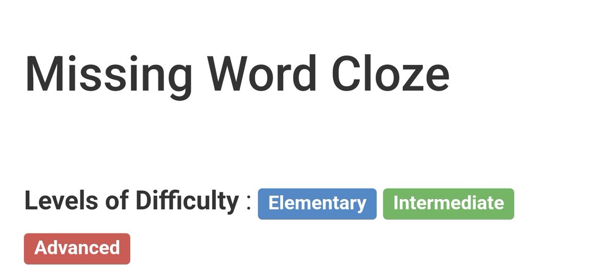 Talal1's tweet image. لتسريع التفكير والإستجابة باللغة الإنجليزية 🧠

بهذا الموقع تجد مجموعة كبيرة من التدريبات مصنفة حسب المستوى :
- مبتدئ "Elementary"
- متوسط "Intermediate"
- متقدم "Advanced"
english-grammar.at/online_exercis…