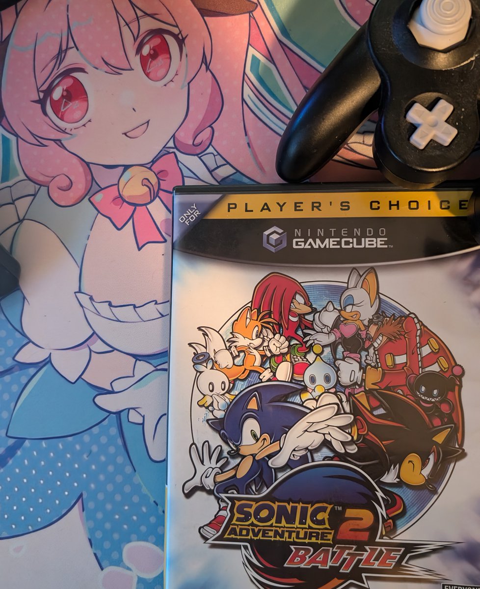 ushimeimomoka's tweet image. I'm excited for today! Got my GameCube all ready