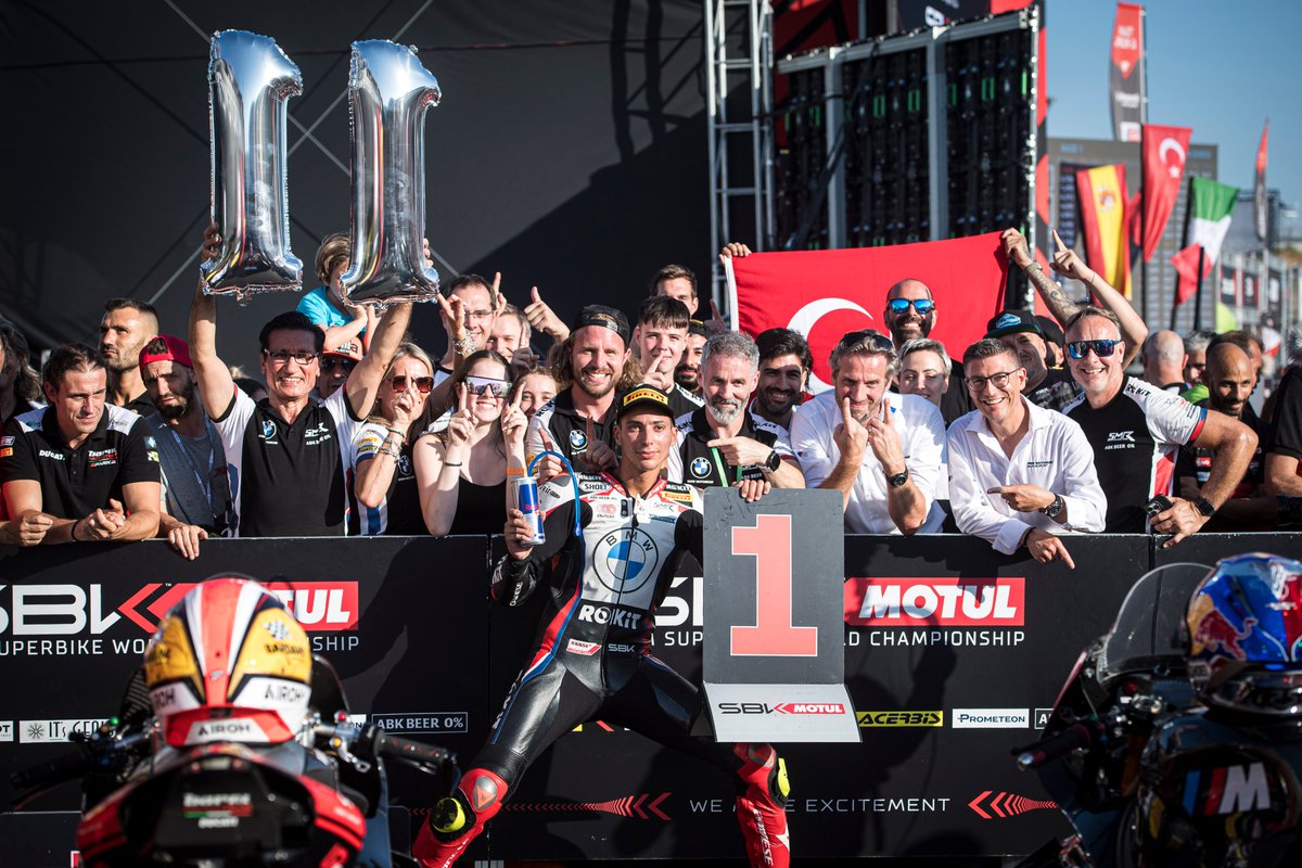 ⏳ saat 16.45'te <a href="/toprak_tr54/">Toprak Razgatlıoğlu</a> #WorldSBK tarihinin üst üste 12 yarış kazanan ilk sürücüsü olmak için piste çıkıyor!

👉 Canlı ve ücretsiz izlemek için
redbull.com/wsbkcanliizle

#PortugueseWorldSBK 🇵🇹

#RedBull #Kanatlandırııır