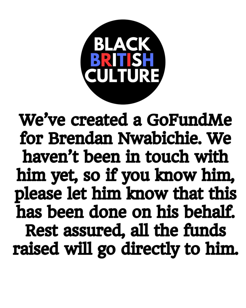 Hi all, given the recent news about the company refunding donations for Brendan Nwabichie, we’ve decided to set up a new GoFundMe for him. Although we haven’t been able to reach him yet, we’re actively trying.