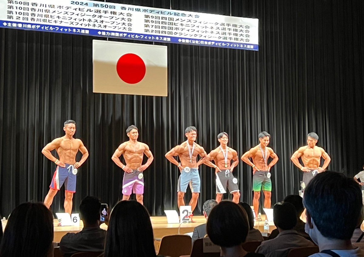 香川2位！四国4位！
という結果に終わりました、腹が甘く改善点は見つかりました。減量は終了致します。🫣🫣