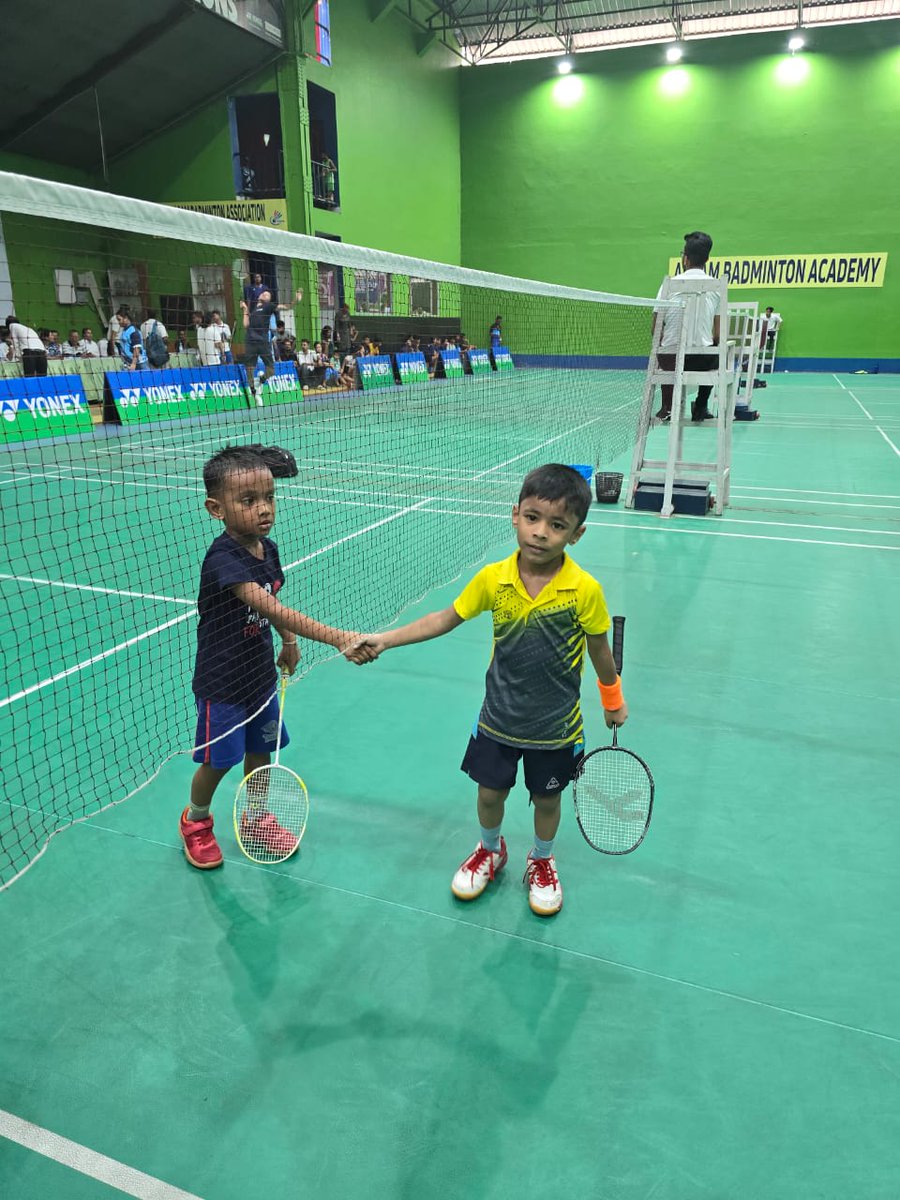 JUST IN | #Assam Badminton Association organised a contest for children under 7 years of age for the first time in #India as part of the 72nd inter-district badminton tournament at #Guwahati's Kanaklata Indoor Stadium from August 11-17 involving 650 shuttlers from 24 districts.