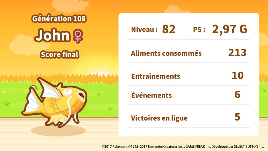 pik0ow's tweet photo. John a atteint
son niveau maximal ! #Magicarpe https://t.co/Qvo6K8IsvR
@N_tm_r https://t.co/RX6tKP7xAl