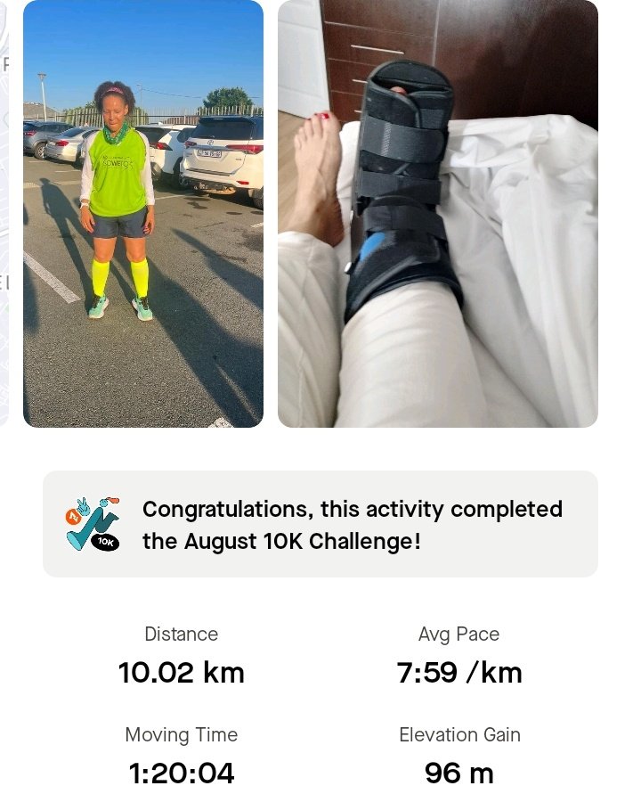 KinderMod's tweet image. I know Running will humble you. But did not know that one will hit depression mode, for not being able to run for over 2months, due to an injury.🤔😭
But hey...I am back Online! Hauweeeeng 🏃💯🦵❤️
#running #FetchYourBody2024
#MentalHealthMatters #IPaintedMyRun