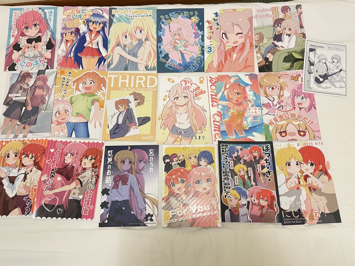 コミケ1日目戦利品!ゆるゆり、大室家、おにまい、ぼざろ!!全部可愛い!!! 