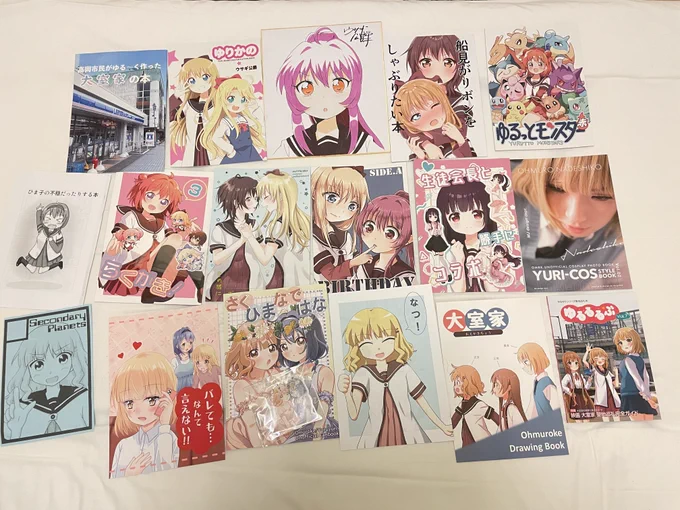 コミケ1日目戦利品!ゆるゆり、大室家、おにまい、ぼざろ!!全部可愛い!!! 