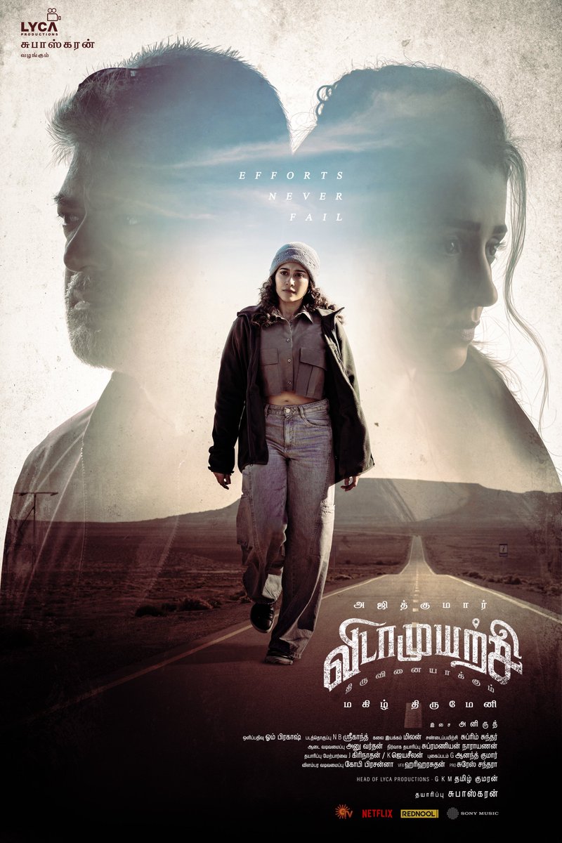 Ajithkumar_Fan_'s tweet photo. Thala Regina Trisha 🔥

#VidaaMuyarchi #EffortsNeverFail

#AjithKumar #MagizhThirumeni https://t.co/ed12eUDIiw
