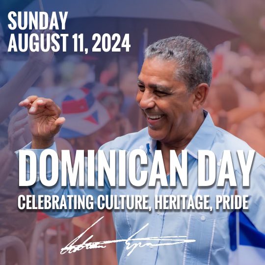 RepEspaillat's tweet photo. Today, we proudly honor Dominican culture, our ancestors, our independence, and—most importantly—our people. 

Happy #DominicanDayParade to all celebrating across NYC. 🇩🇴 https://t.co/n4Q7w9HFlo
