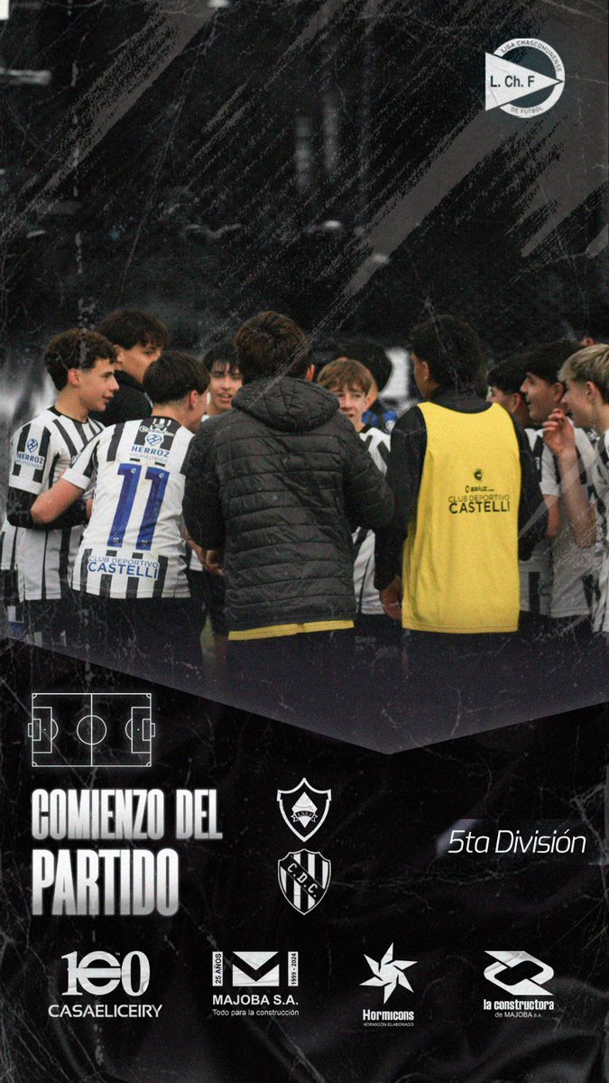 🏆 LA FINAL 🏆

✔️ 5ta. DIVISIÓN 

💪 COMIENZO DEL PARTIDO

#Fútbol 
#SiempreCDC