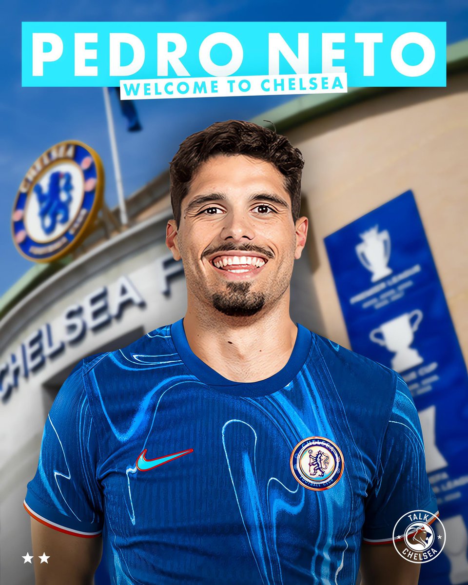 talkchelsea's tweet photo. Pedro Neto is Blue! 🔵

How do you rate this signing from 1 to 10?🤔 https://t.co/K9lVl5vw1B