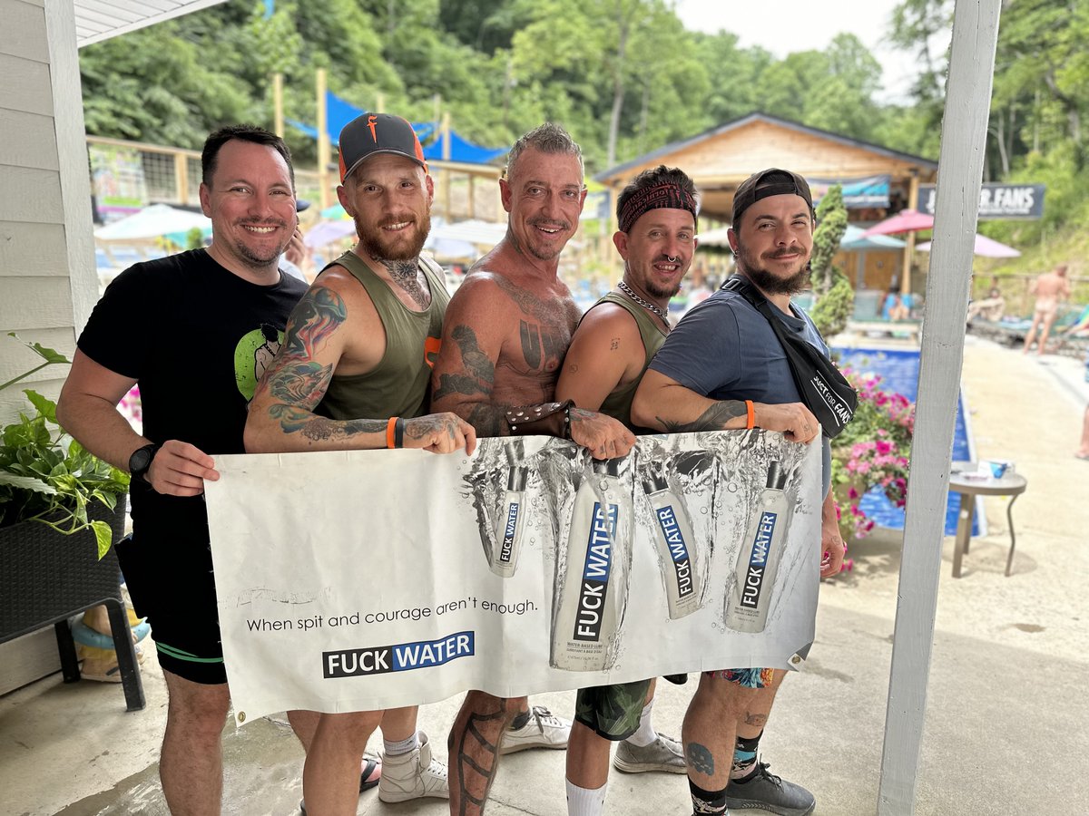 FTourMen's tweet photo. When spit and courage aren't enough™️, you've got FuckWater. Glycerin-free, paraben-free, long-lasting, always down for a ride, and the preferred lubricant of the Fornication Tour #FuckWater #UltimateLube

@MattCovenXXX @Justapup23 @PupBrixXX @CartarSauceXxX @RayDaltonXXX https://t.co/ZauSlmaWpR