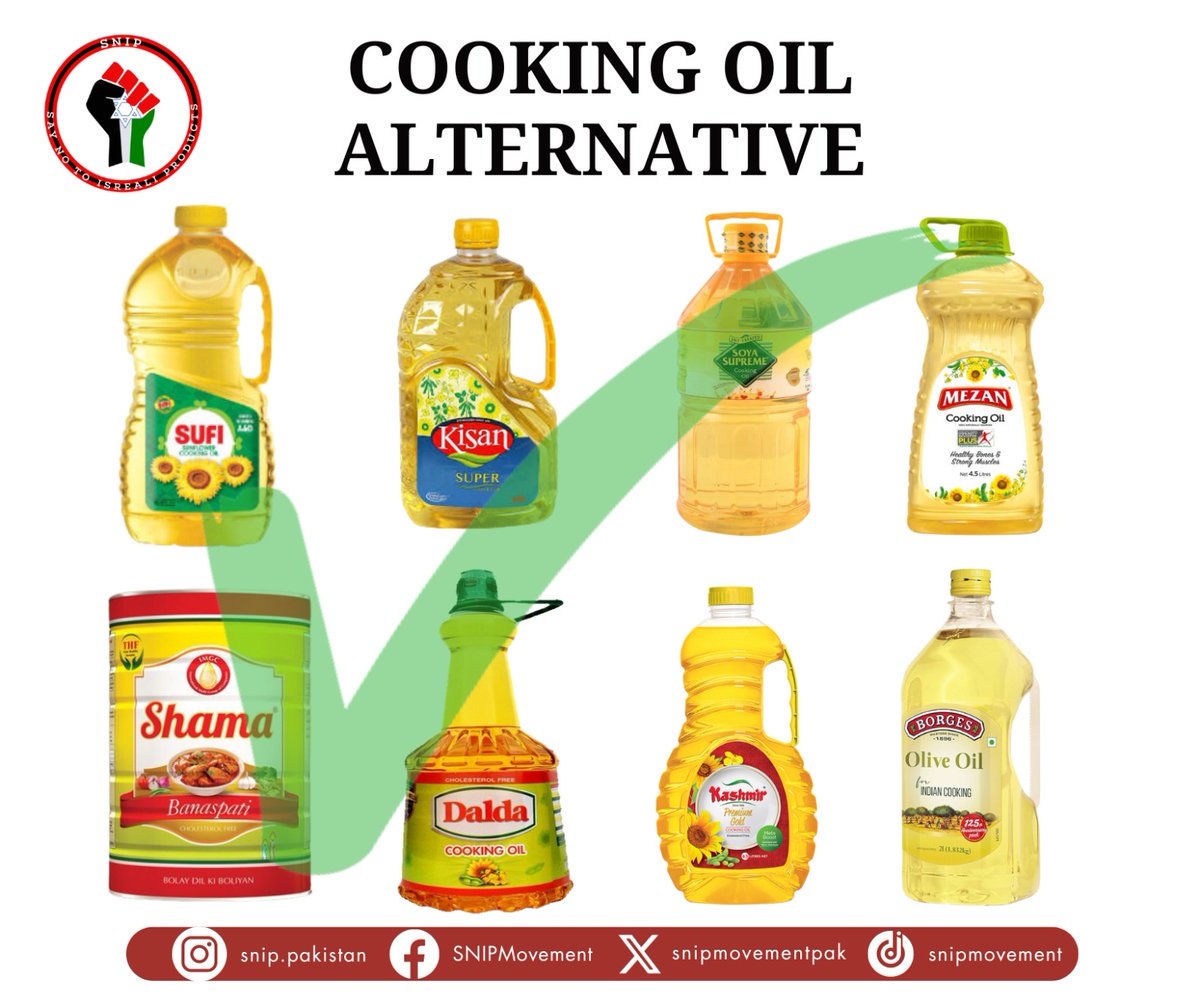 snipmovementpak's tweet photo. In pursuit of satisfying your tastebuds, are using Israeli products and paying for more loss of innocent lives? Boycott Israeli goods and promote and support local, because taste is not more important than lives!
#GazaGenocide #WhatsApp #ArshadNadeem #TikTok #PAKvsBAN #Palestine https://t.co/PmyRmmAoqs