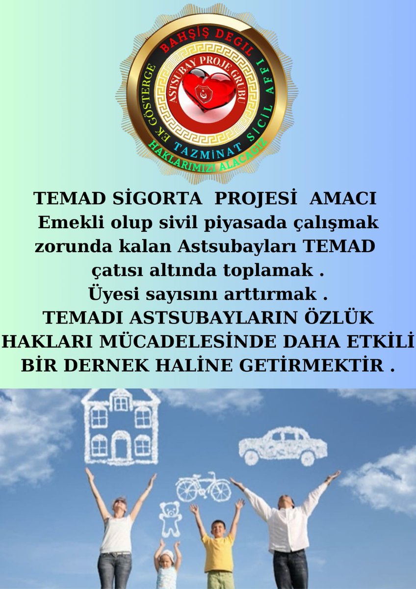#AstsubayProjeGrubu diyorki!!❕️
Muazzaf ve Emekli ASTSUBAYLAR
👇👇👇👇
İktisadi yapılanma şart 
<a href="/cahitKoca20/">Cahit Koca</a> 
<a href="/ErolAcar1/">Erol Acar</a>
<a href="/Yusuf_adali1/">Yusuf ADALIOĞLU</a>
@astsubaysbyy 
<a href="/sener7795/">Şener Marancı</a> 
<a href="/KAZUBAY86/">KAZIM UĞUR BAYRAK</a> 
<a href="/Cneyt6959182766/">Cüneyt</a> 
@SerkanYILMAZ_26 
<a href="/SelukMutlu26224/">Selçuk _05</a> 
<a href="/Servet55Uysal/">Servet Uysal</a> 
<a href="/BahadirBp/">AYHAN DİNÇER</a> 
<a href="/NUR_2158/">Nur</a>