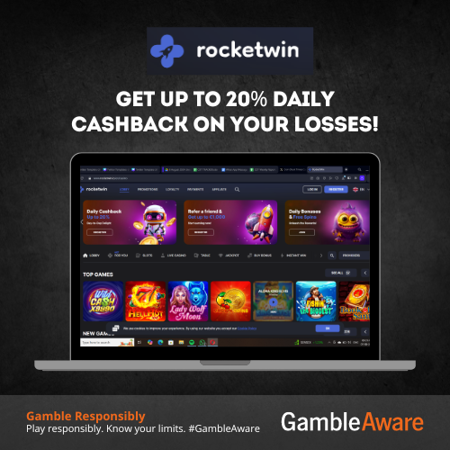 coindesktimes's tweet photo. 💰 Daily Cashback at Rocketwin Casino! 💰 

 Get up to 20% daily cashback on your losses!  

👉 https://t.co/pVcADxvjHS 

 #DailyCashback #Casino #Rocketwin https://t.co/OcP5t2BP3j