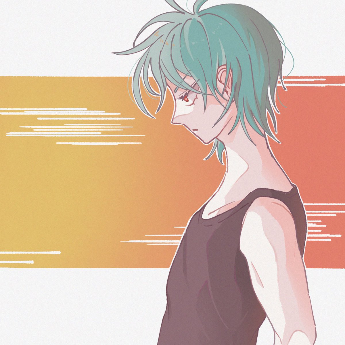 syati_____551's tweet photo. #イラスト 
タンクトップ男子が描きたくなったので https://t.co/0GcI59uuIi