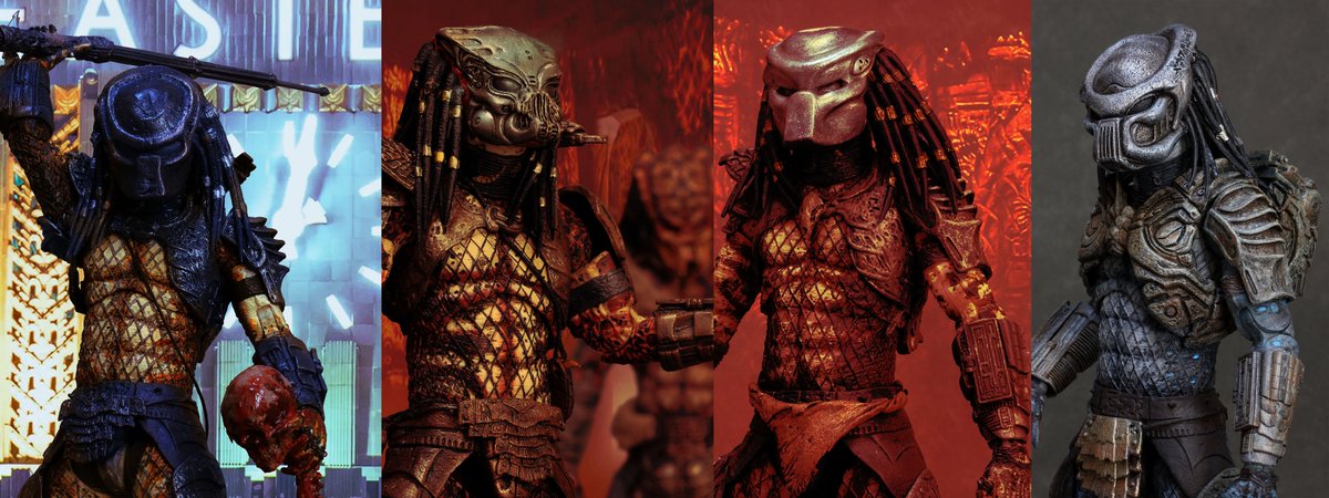 JccToys's tweet image. Scout predator Boar predator Elder predator Lost predator Warrior predator Stalker predator Guardian predator Shaman predator Snake predator City H unter Predator   #Repaint #Corection #UltimatePredator #Predator2 #Predator #Predators #ThePredator #AVP #AlienvsPredator #NECA