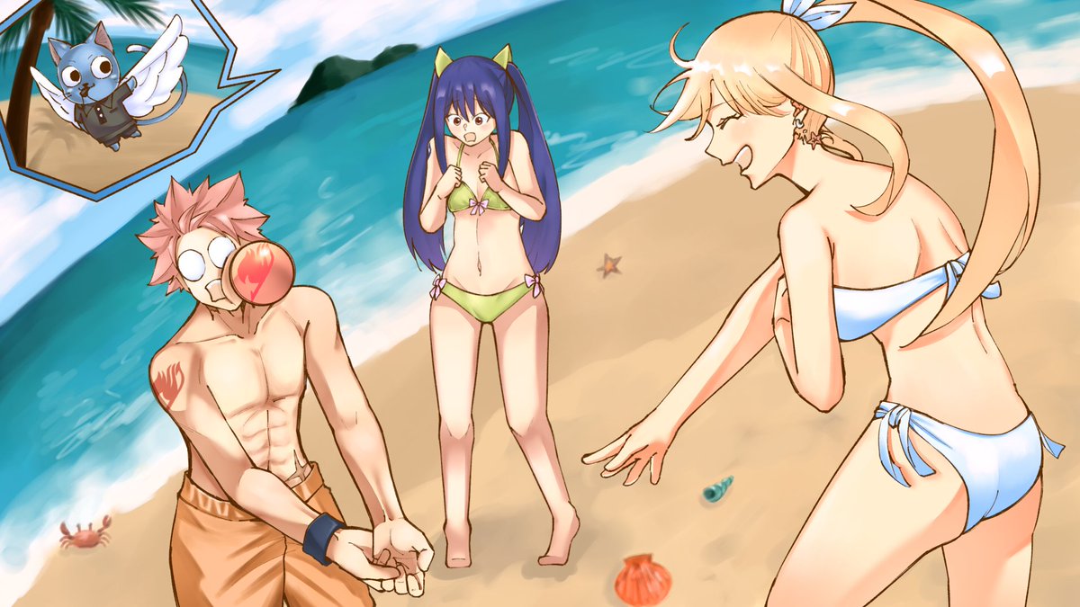 u_teruma's tweet photo. 🏖

#びちこわ
#FAIRYTAIL  #フェアリーテイル https://t.co/VcxUZzoaAv