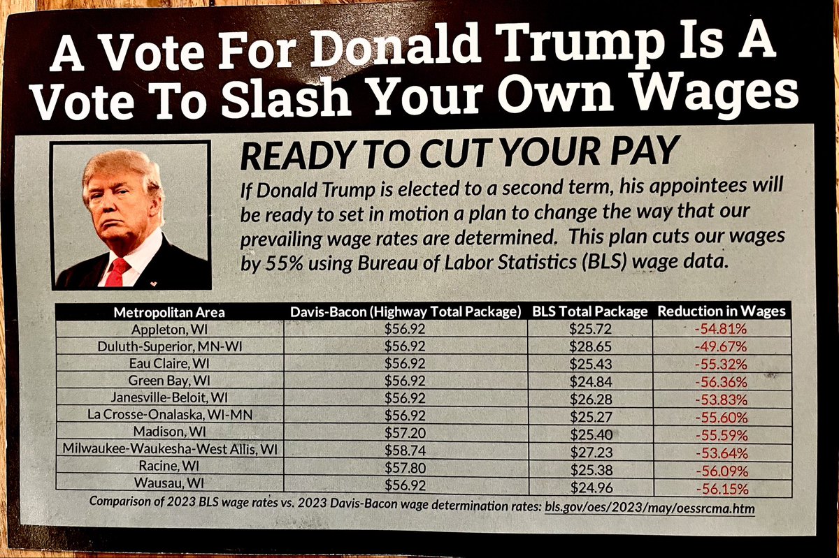 This is a mailer that was sent to all union members- retired and active- in Wisconsin as a scare tactic .  RNC needs a rebuttal.