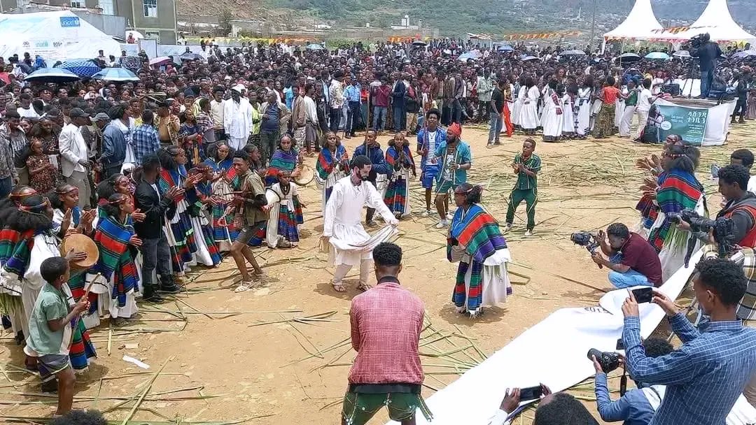 Hadgitourism's tweet photo. Coupled with #Awris, in #Tembien, #Ashenda is celebrated beautifully. The home of legendary heroes and heroines have a lot to offer to its guests, including #Mies, #Tigrai's traditional wine brewed from pure organic honey.
📷 Robel Hadush https://t.co/1DHgpSyXja