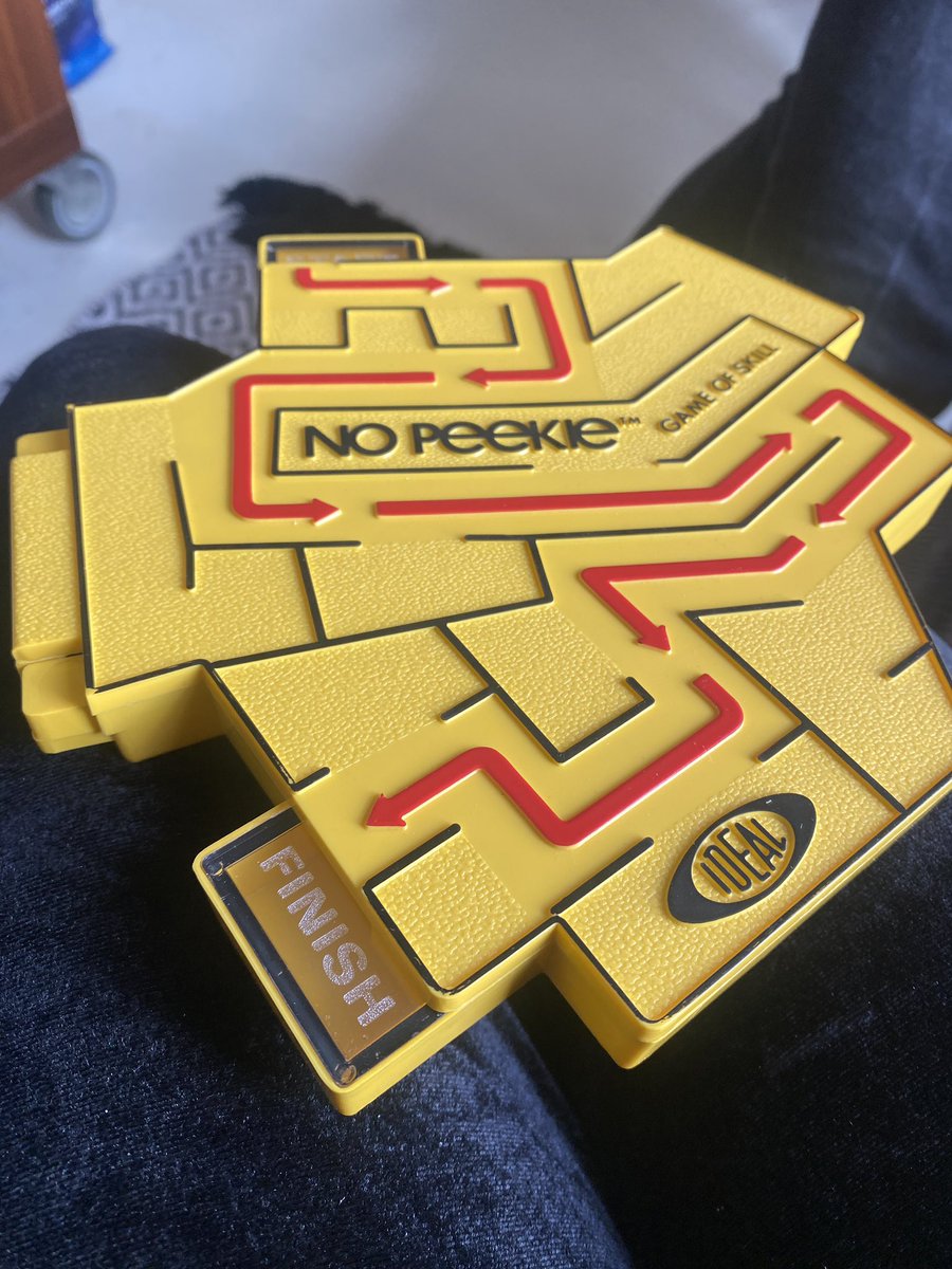 Took me 6 mins with 3 “peekies” &amp; aaaaaall the frustration… the fact that this game has survived since 1971, without being dashed against some floral embossed wall is astounding.