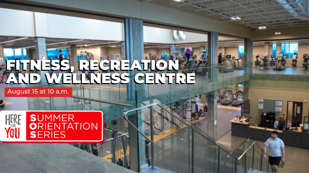 FanshaweSoPS's tweet photo. Discover Fanshawe's Student Wellness Centre's services for physical and mental wellness. Join the Fitness, Recreation and Wellness Centre session on Thursday, August 15 at 10 a.m. to learn more about the available spaces and services.

Register at: https://t.co/g0NScRdV6c https://t.co/zN0tEyLgb3