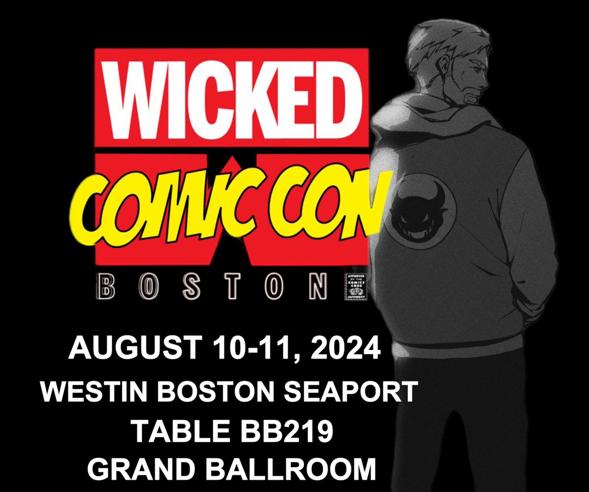 razecomiks's tweet photo. Last day at Wicked Con in Boston today!! Come check find us in the Grand Ball Room! 🙂 https://t.co/qw9ZyldzZE