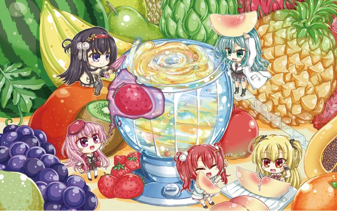YUZUMIXの表紙をヒロインみんなで一つのものを作るをテーマにしたのは久しぶりな気がするのじゃ。 