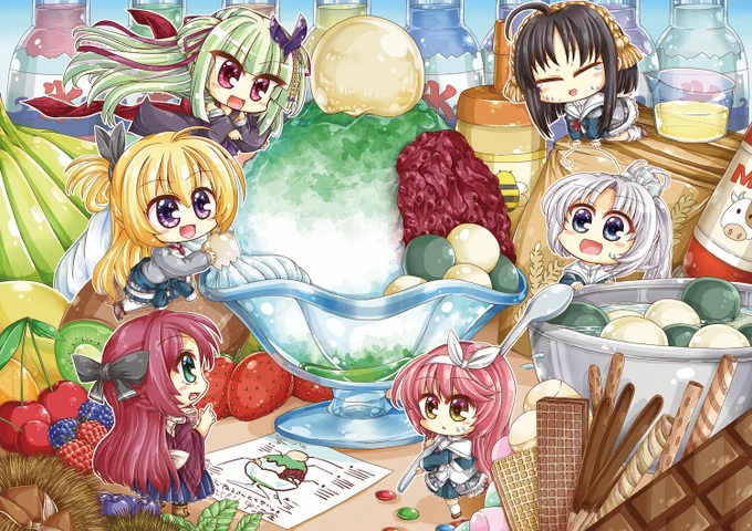 YUZUMIXの表紙をヒロインみんなで一つのものを作るをテーマにしたのは久しぶりな気がするのじゃ。 