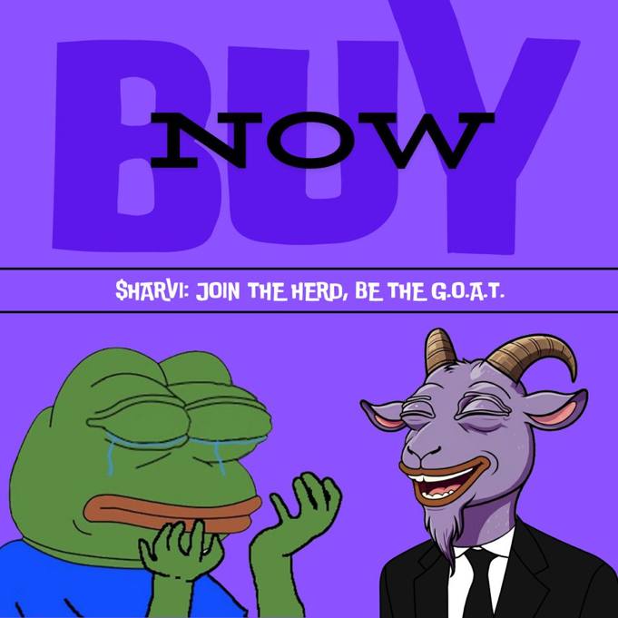 ZionDegen's tweet photo. @CryptoTony__ $Harvi The Goat!
Join the HERD, Be A GOAT! 
SWAP NOW! LIVE 🐐🔥🔥🔥

Telegram: https://t.co/VjBbPdq7vC
CA: AXFLMNf3RihChCYW54DbKt1c1QXq3jhJbjjdfkRnT2Fm https://t.co/AtBCGwgmLu