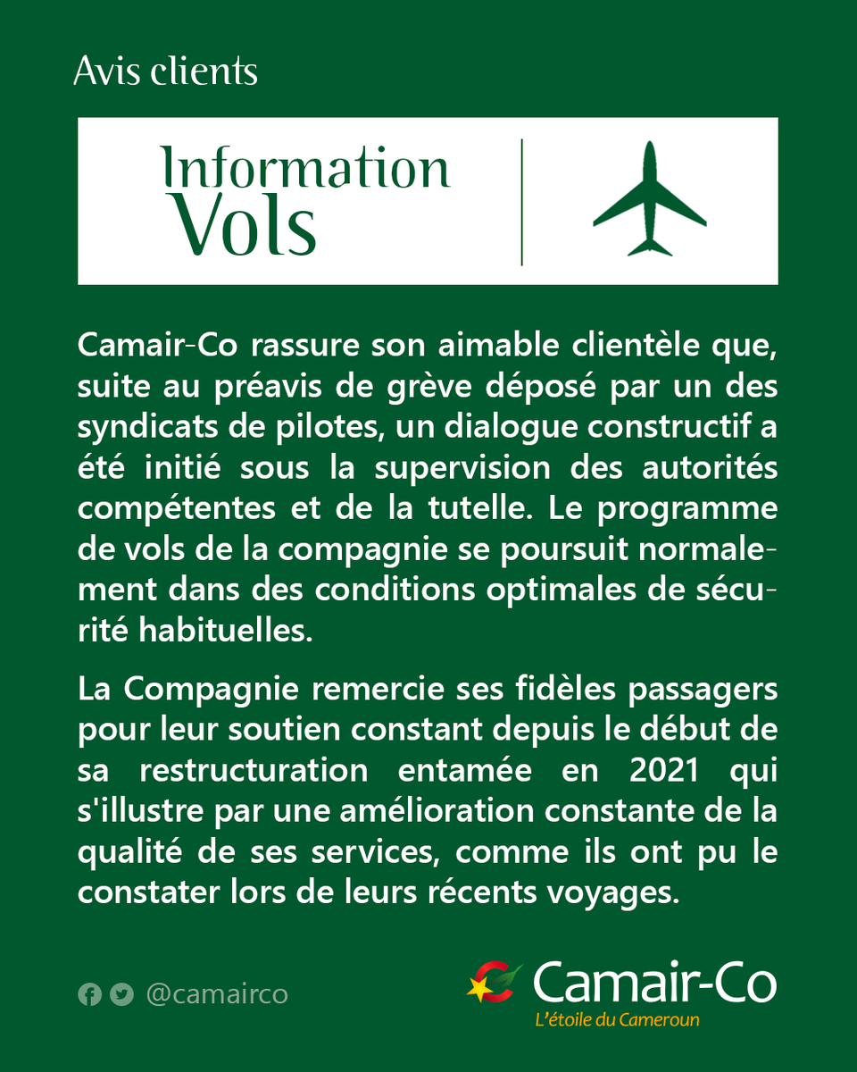 Camair-Co (@camairco) on Twitter photo 