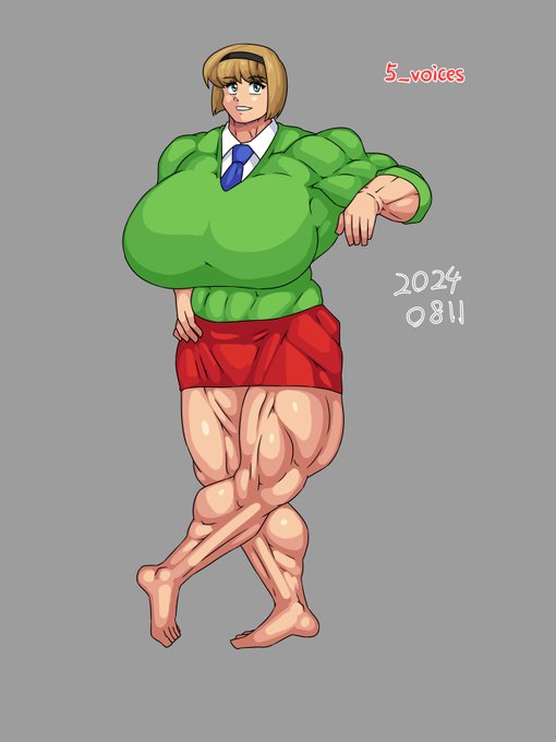 ポートレボディビル模写。コミッションで美樹描きます。ぼちぼちお絵かきを再開せんと。 