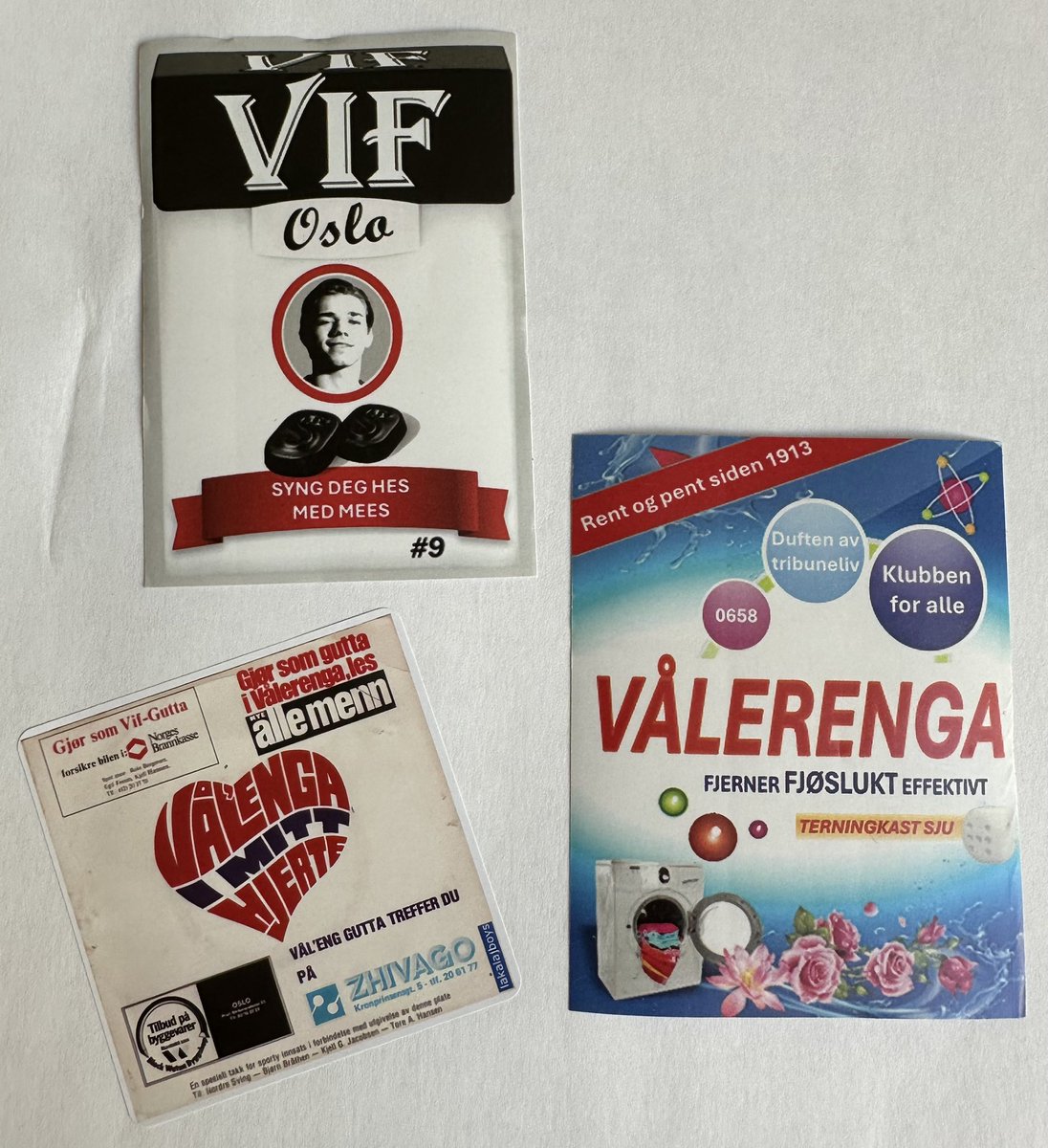 Tre nye stickers ankommet. Snart på en stolpe nær deg! @OsloUltras <a href="/ValerengaOslo/">Vålerenga Fotball Elite</a>