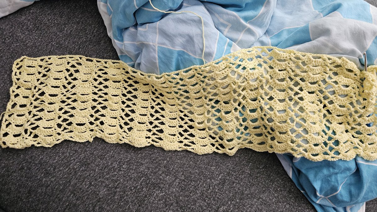 Wollte mir für den Urlaub ein Beach Dress häkeln, aber nachdem ich jetzt seit über einer Woche dran bin und das nicht nichtmal ein Viertel ist, wird das wohl nix (Urlaub geht in einer Woche los)