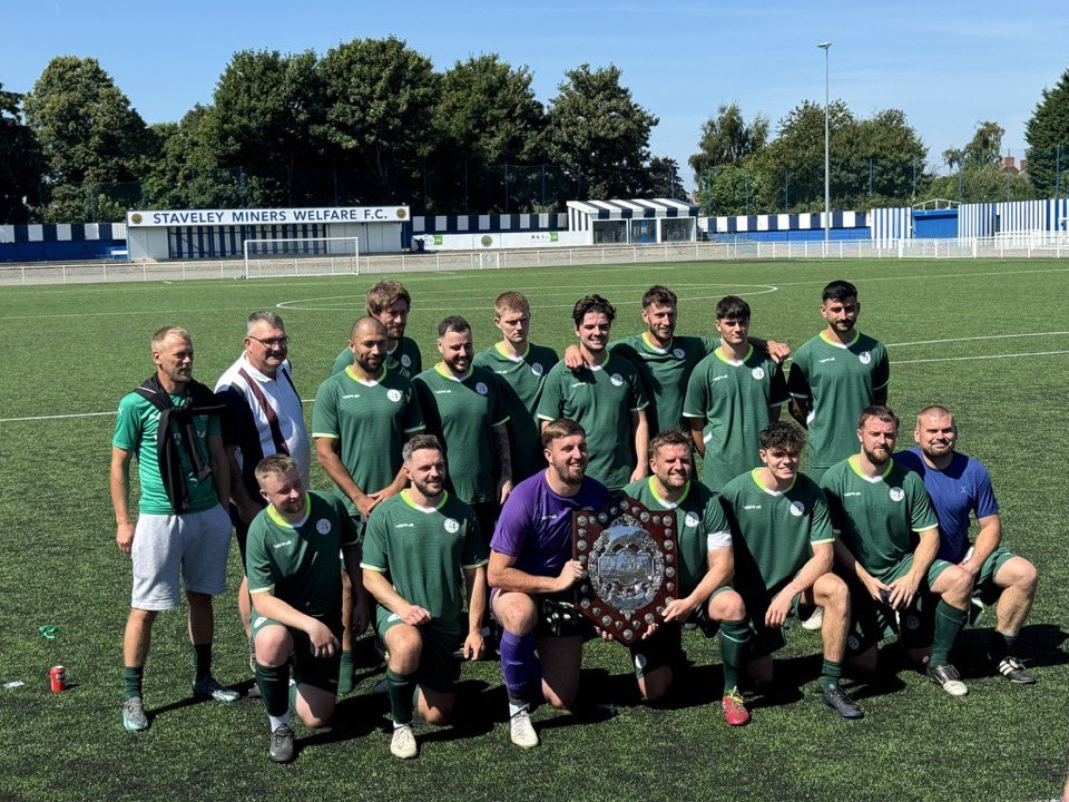 Doe Lea AFC (@doeleaafc2015) on Twitter photo Doe Lea come out 4-1 winners in the Charity Shield this morning
Goals from <a href="/Coryb4343/">Cory</a> (2) <a href="/gxorge8morr1s/">george</a> and <a href="/ElliottNunn/">Elliott Nunn</a>
All the best to <a href="/AfcMens/">Brampton Rovers AFC Mens</a> and thank you to <a href="/ChesterfieldSL/">ChesterfieldSLeague</a> for the event.
#MeantToHaveWokInMorningMe
#PeachyPerry Doe Lea come out 4-1 winners in the Charity Shield this morning
Goals from <a href="/Coryb4343/">Cory</a> (2) <a href="/gxorge8morr1s/">george</a> and <a href="/ElliottNunn/">Elliott Nunn</a>
All the best to <a href="/AfcMens/">Brampton Rovers AFC Mens</a> and thank you to <a href="/ChesterfieldSL/">ChesterfieldSLeague</a> for the event.
#MeantToHaveWokInMorningMe
#PeachyPerry
