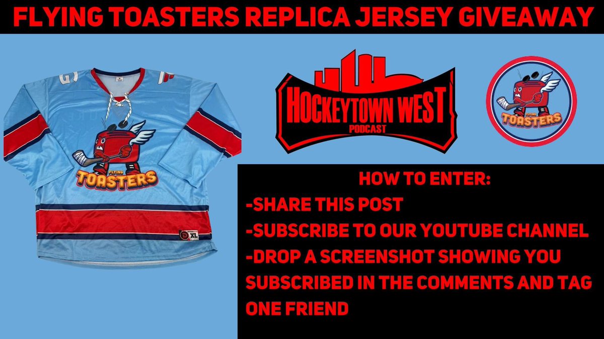 HockeytownWpod's tweet image. 🚨GIVEAWAY TIME!!!🚨

Our race to hit 500 YouTube subscribers before the regular season starts is on and why not have some fun and start with a giveaway!

Follow the steps below to win a Grand Rapids Griffins replica jersey from "What could have been night" where they became the…