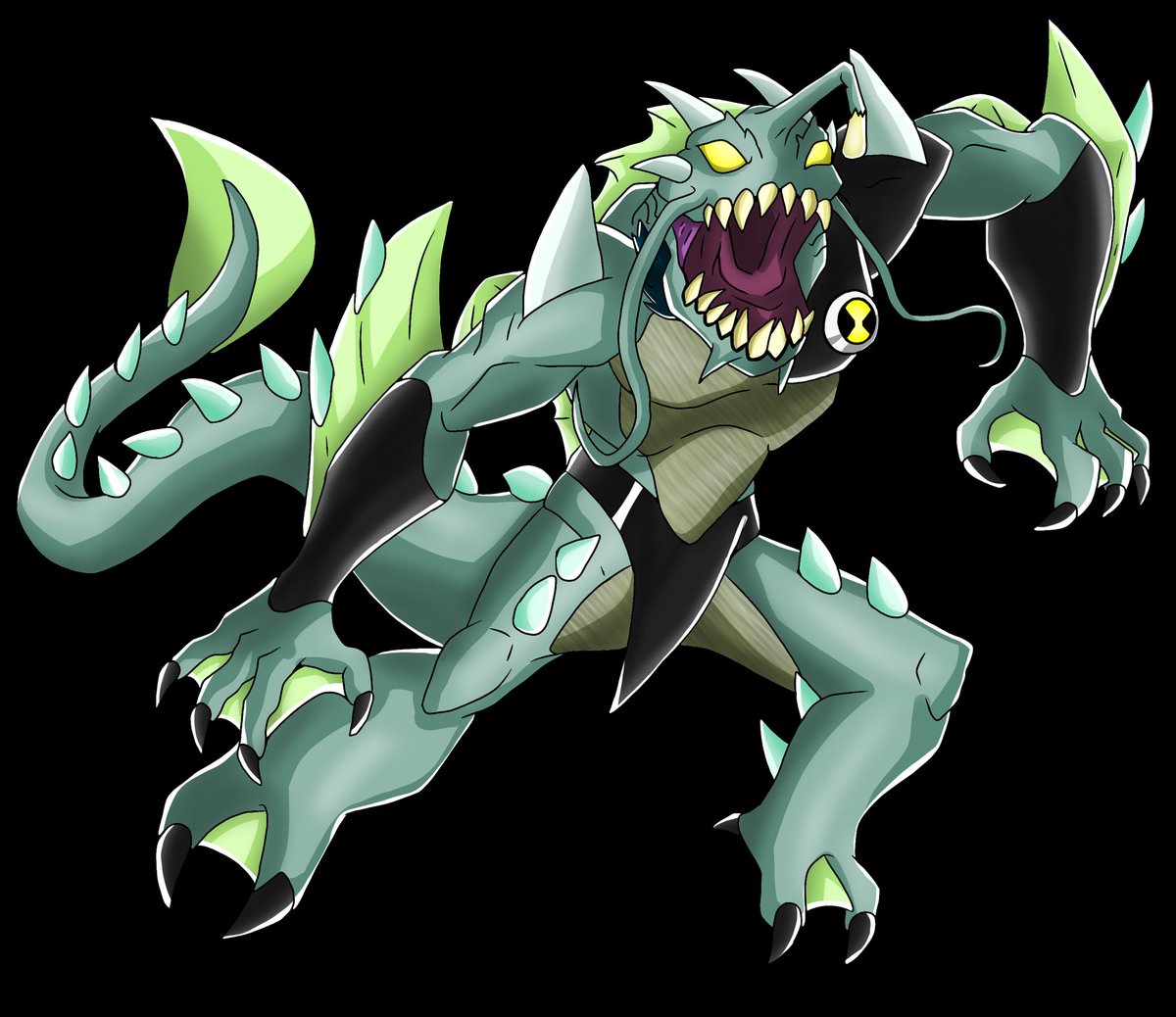 Megalo_555's tweet photo. *no se que poner acá lol*
Antepenúltimo render para terminar con los renders mamalones de los diez originales
Hoy DeepJaws the big fish
#ben10 #Ben10Art #Ben10classic #Tokusatsu #godzilla #Tokutrix #Chaquetrix #Carnitrix https://t.co/8c3HgsHSV0