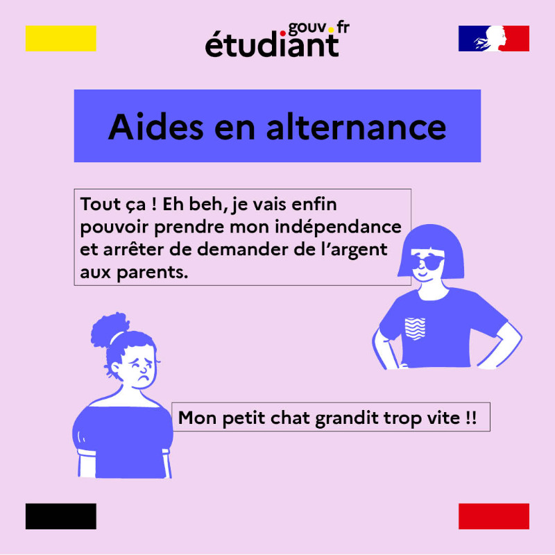 etudiantgouv's tweet photo. #RentreeEtu2024 🎒 Pourquoi faire le choix de l'#alternance pendant ses études ? Quelles sont les aides financières pour vous accompagner ? Découvrez tous les avantages 👇
#formation #insertionpro