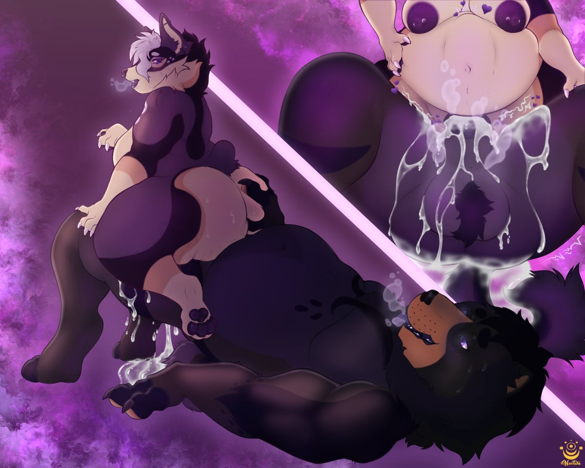 SkullyQuinn's tweet photo. Lil piece for my beeb :3 

@MippsAD 💜🖤 https://t.co/L9Ll3QR88D
